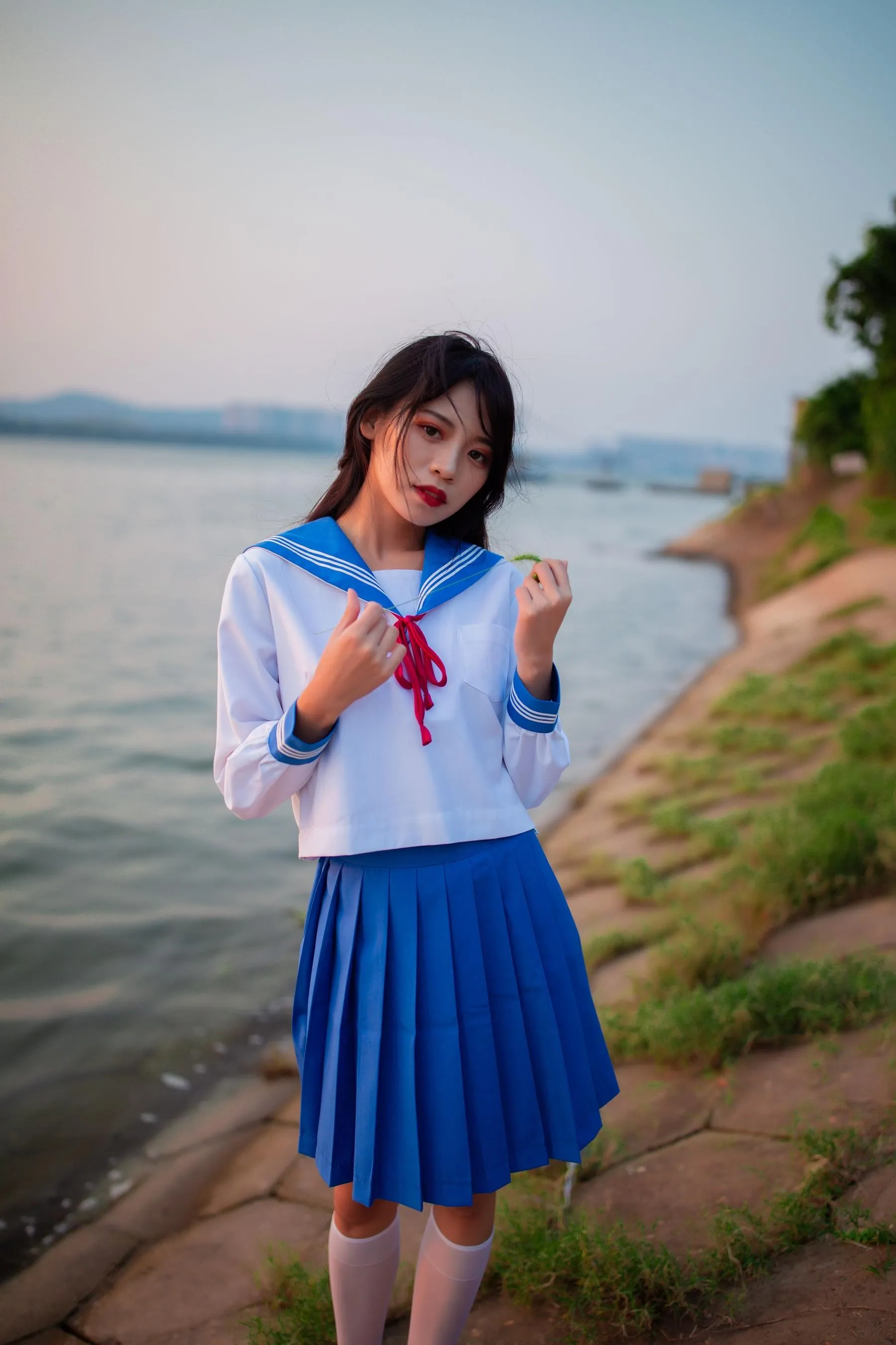 [YITUYU艺图语]2022.02.02 JK少女 一只橙子 [48P]插图8
